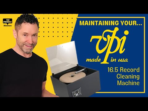 VPI 16.5 Record Cleaning Machine - Performing a general inspection and updating components.