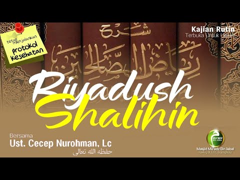 [Live] Riyadush Shalihin  : Bab  ke-17, Hadits no. 168