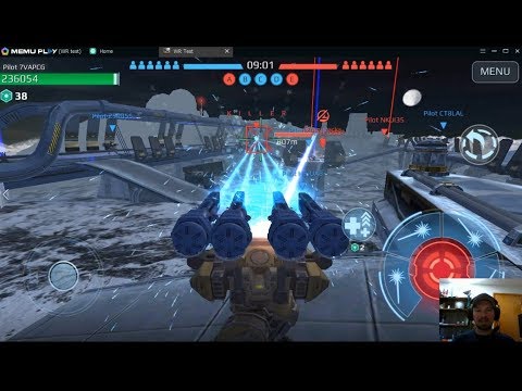 Behemoth with 4 flux = brutal damage,   war robots test server, new robot.