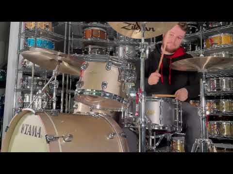 Tama Starclassic Maple 22" Drum Kit in Champagne Sparkle