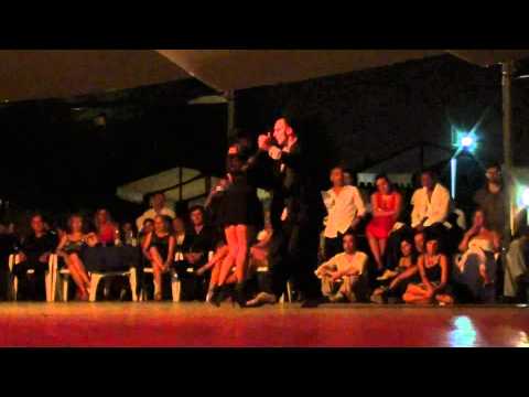  Joe Corbata  and  Lucila Cionci  are  dancing  at  Catania Tango Festival  in  2010