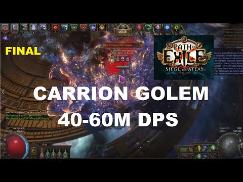[Path of Exile 3.17] FINAL CARRION GOLEM NECROMANCER BUILD GUIDE - 990