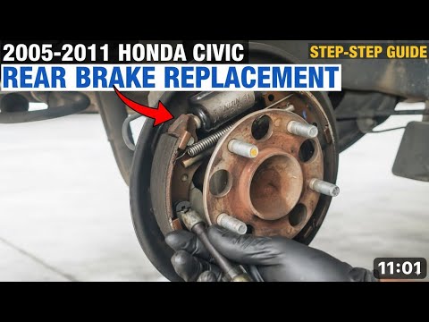 How To Replace Drum Brakes On A 2005-2011 Honda Civic