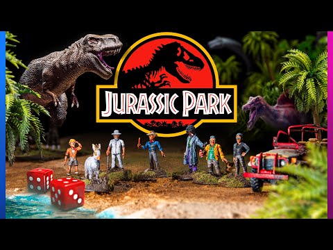 We made Jurassic Park into a tabletop game! | Battle Report: Clone-a-Saurus