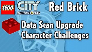 Lego City Undercover | Data Scan Upgrade - Character Challenges - Red Brick guide