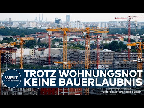 WOHNUNGSNOT IN DEUTSCHLAND: Erneut weniger Baugenehmigungen für Wohnungen als im Vorjahr