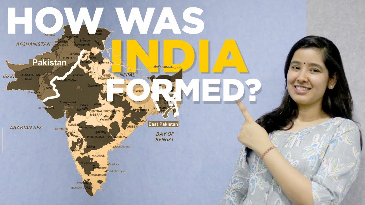 Video explaining the evolution of states and union territories in India
