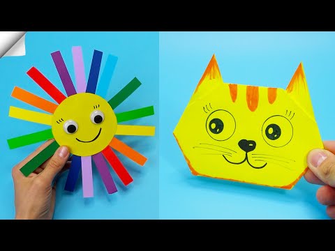 Fun and easy paper game 6 moving paper toys