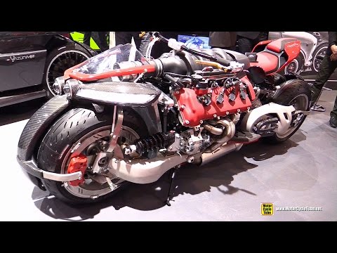 2016 Lazareth LM847 4-Wheels Bike with Maserati V8 Engine - Walkaround - 2016 Geneva Motor Show
