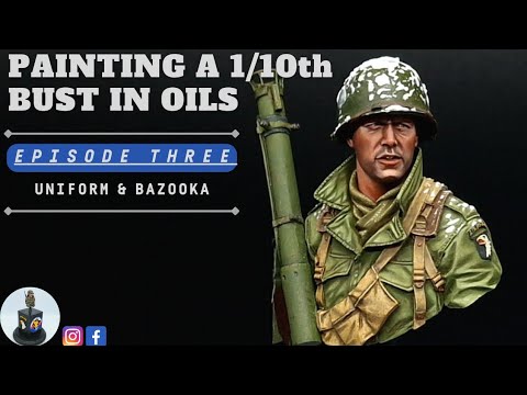 Figure Painting Tutorial 1/10 - Airborne Uniform in Oils