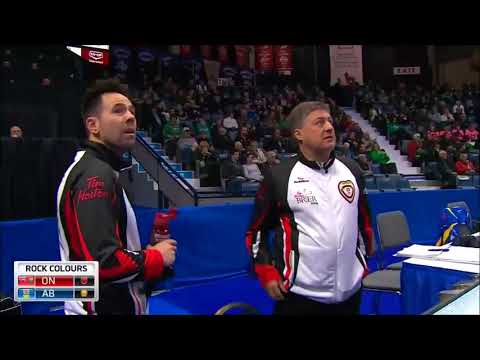 2018 Brier. Split for 4 by John Epping
