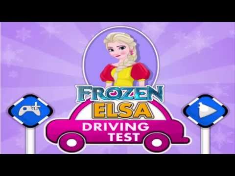 Thumbnail for FROZEN DISNEY PRINCESS-Elsa Driving Licence-FREE KIDS GAMES by video, WiLL, Car, vide