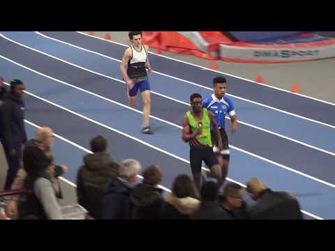 21''83: BARBIER Florian (200m ESM F2) -  Championnats Rég. en salle ES-SE,  Eaubonne, 19 jan 2019