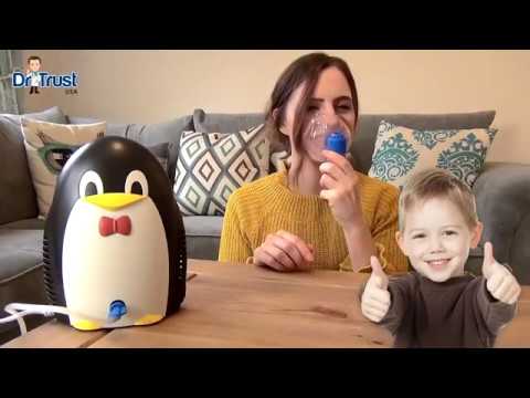 Dr Trust USA Chilly Billy Penguin Nebulizer - For COPD, Asthma, Lung diseases & Respiratory Issues