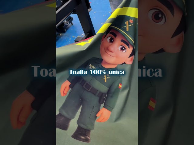 Vídeo relacionado con PORRAS ESTAMPACION & BANDERAS Toalla de la Policia Nacional CNP Algodon y Poliester 100x150 cm 450gr