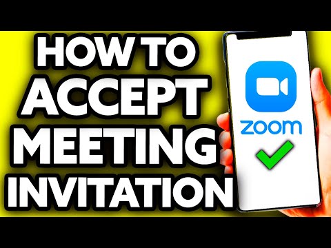 How To Accept Zoom Meeting Invitation [EASY!]