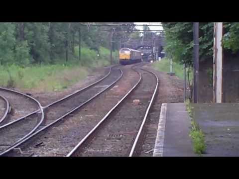 57001 TnT 57006 on 5Z00 Carnforth - TPE Ardwick depot through Guide Bridge on 11/7/12 - HD