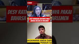 Download lagu DESY RATNASARI BERTANYA PAKAI BAHASA INGGRIS DI PARLEMEN #news #beritaterkini #prabowo #shorts mp3