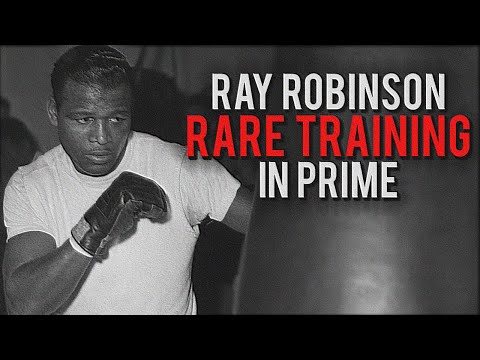 Sugar Ray Robinson RARE Training In Prime