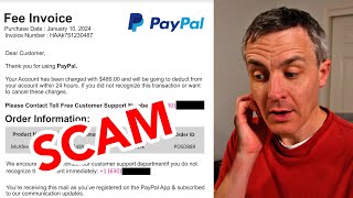 PayPal McAfee Antivirus Email Invoice SCAM, Exposed