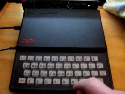 ZX81 computer with AY-interface & ZXpand Module.