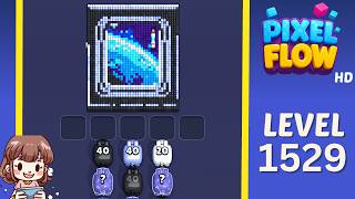 Pixel Flow Level 1529 Solution Walkthrough