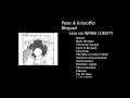 Peter & Kristoffer Blegvad, Live on WFMU (1987?)