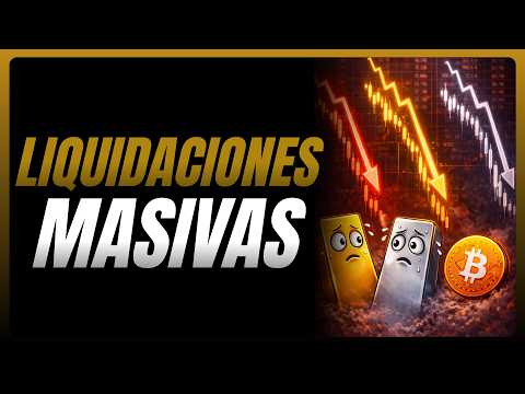 El mercado se rompe: venta masiva en cripto y metales
