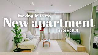 Moving into my New Apartment in Seoul, furniture shopping, apartment tour, settling in, home cooking