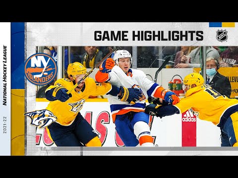 Islanders @ Predators 10/30/2021 | NHL Highlights