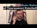 Basic Rules Of Tournament Paintball