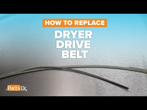 Dryer Not Spinning? How to replace Drive Belt part # 341241 on your Whirlpool Maytag Amana Dryer