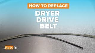 Dryer Not Spinning? How to Replace Drive Belt part # 341241 on your Whirlpool Maytag Amana Dryer