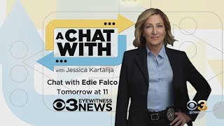 Catch Jessica Kartalija's Chat With Edie Falco Friday On CBS3 video