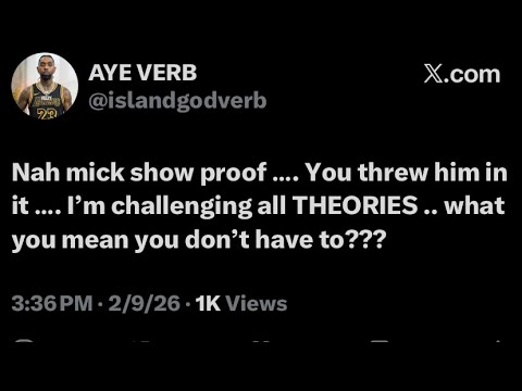 AYE VERB challenges Mickey Factz to Show everyone proof he paid Danja Zone for bars