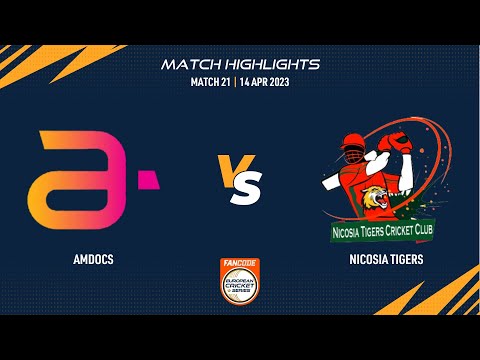 Match 21 - AMD vs NCT | Highlights | FanCode ECS Cyprus | 14 Apr 2023 | ECS23.188