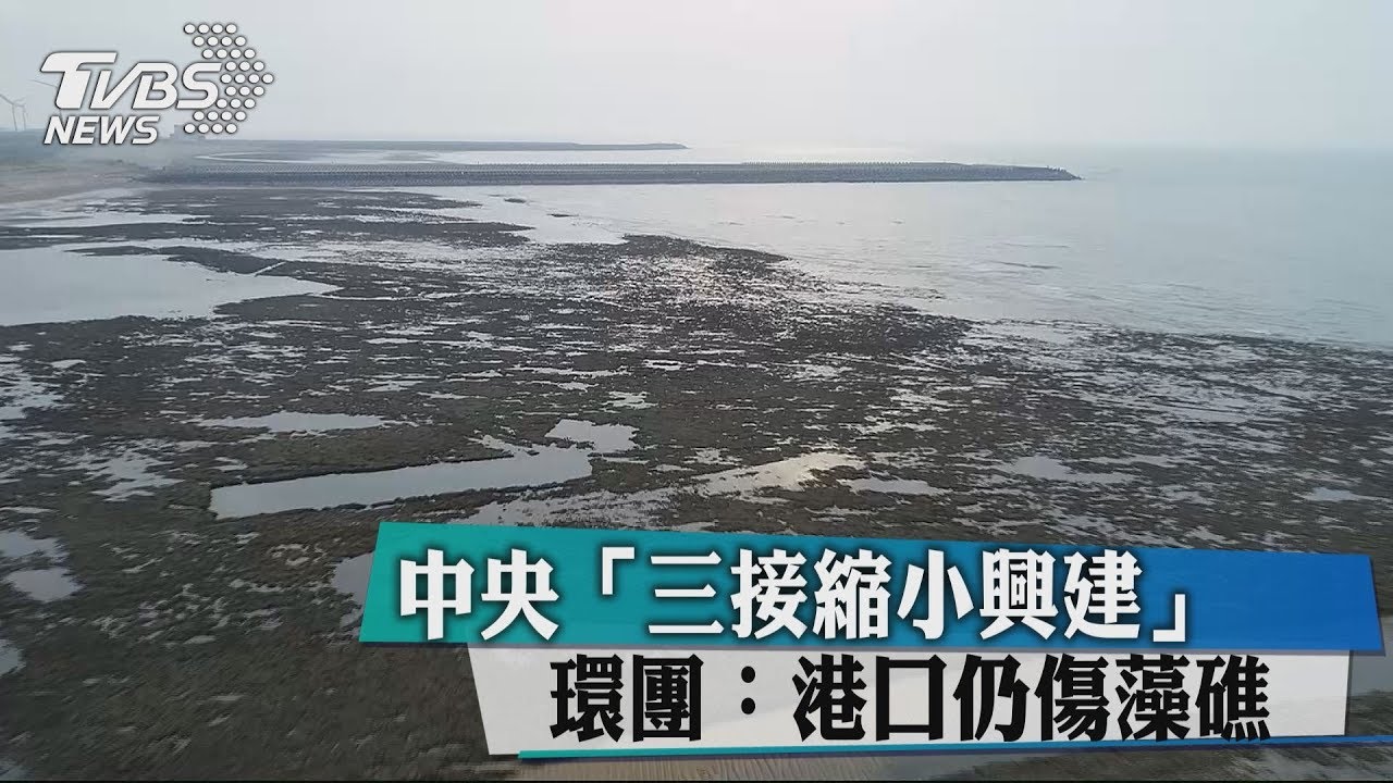 中央「三接縮小興建」 環團:港口仍傷藻礁