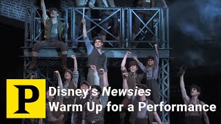 PLAYBILL EXCLUSIVE: Disney&#39;s &quot;Newsies&quot; Warm Up for Hot Choreography