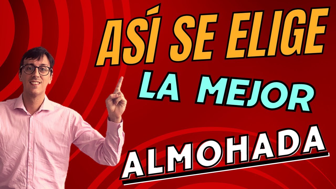 La mejor ALMOHADA para ❤️dormir de lado y boca arriba 🛌
