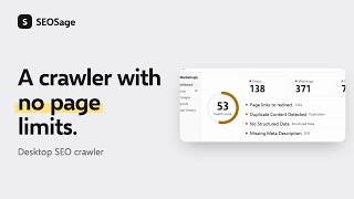 SEO Crawler With No Page Limits | Desktop Crawler for Mac and Windows