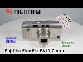 2004 Fujifilm FinePix F810 Zoom CCD Digital Camera