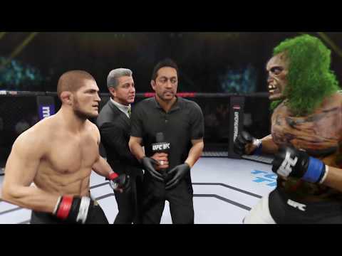 Khabib vs. Wild Zombie - EA Sports UFC 2 - Eagle Fights 🦅