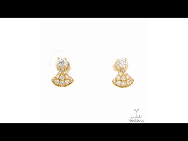 حلق ذهب عيار 18 (ER.5280)