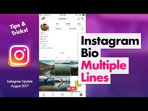 How to Edit Instagram Bio - Multiple Lines Tips & Tricks