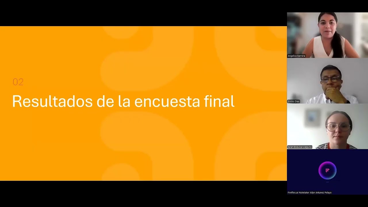 Mesa de discusión de cierre