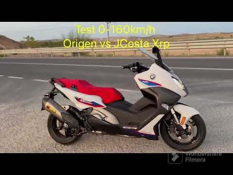 BMW C650 Sport origen vs JCosta Xrp