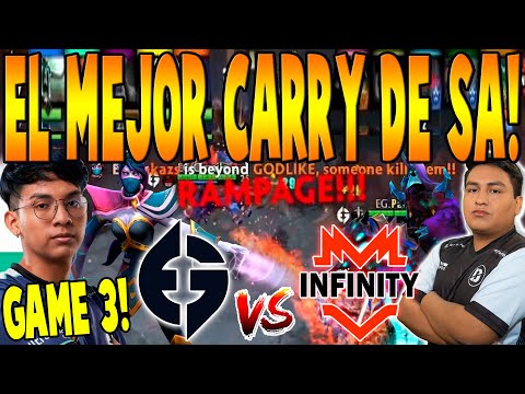 EG vs INFINITY [GAME 3] BO3 - Increible RAMPAGE! "PAKAZS vs ADRIAN" - DPC SA TOUR 2 2023 DOTA 2