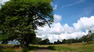 preview picture of video 'Drive On Narrow Scottish Road In Strathardle Perthshire Scotland'
