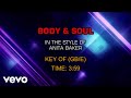 Anita Baker - Body & Soul (Karaoke)