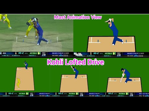 Virat Kohli Lofted Drive |🔥 Kohli vs Australia | Ind v Aus | #Virat Kohli Batting | Kohli Lofted Six